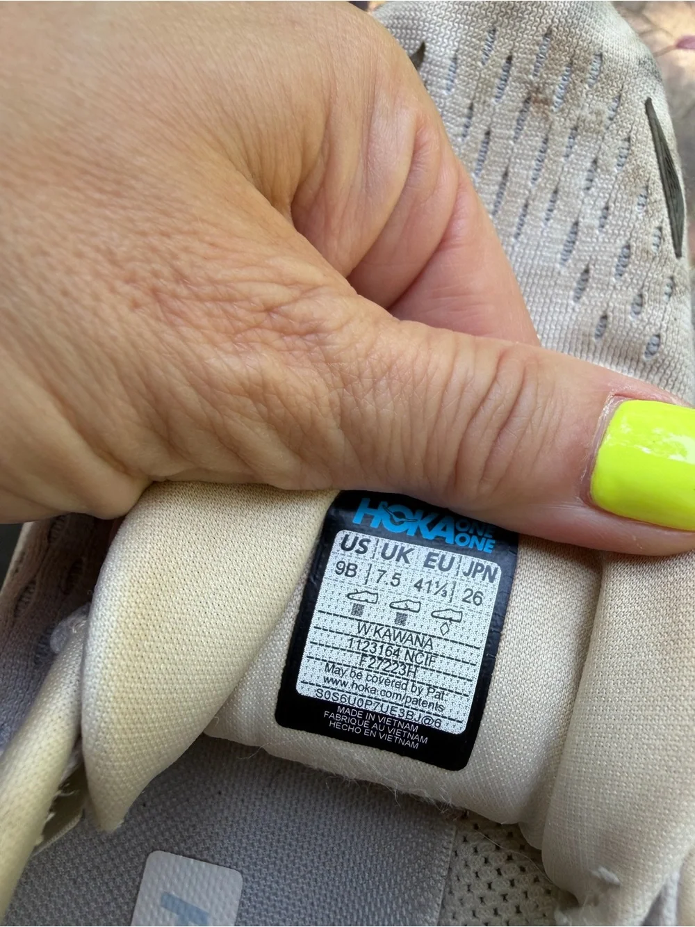 Hoka Women's Kawana Running Shoes Size 9 B